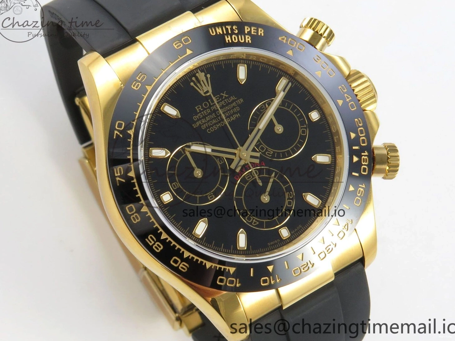 MiroTime 0218 Daytona 116518 QF 1:1 Best Edition Black Dial on Oysterflex Strap SH4130 V11（Gain Weight） GoodFit 170